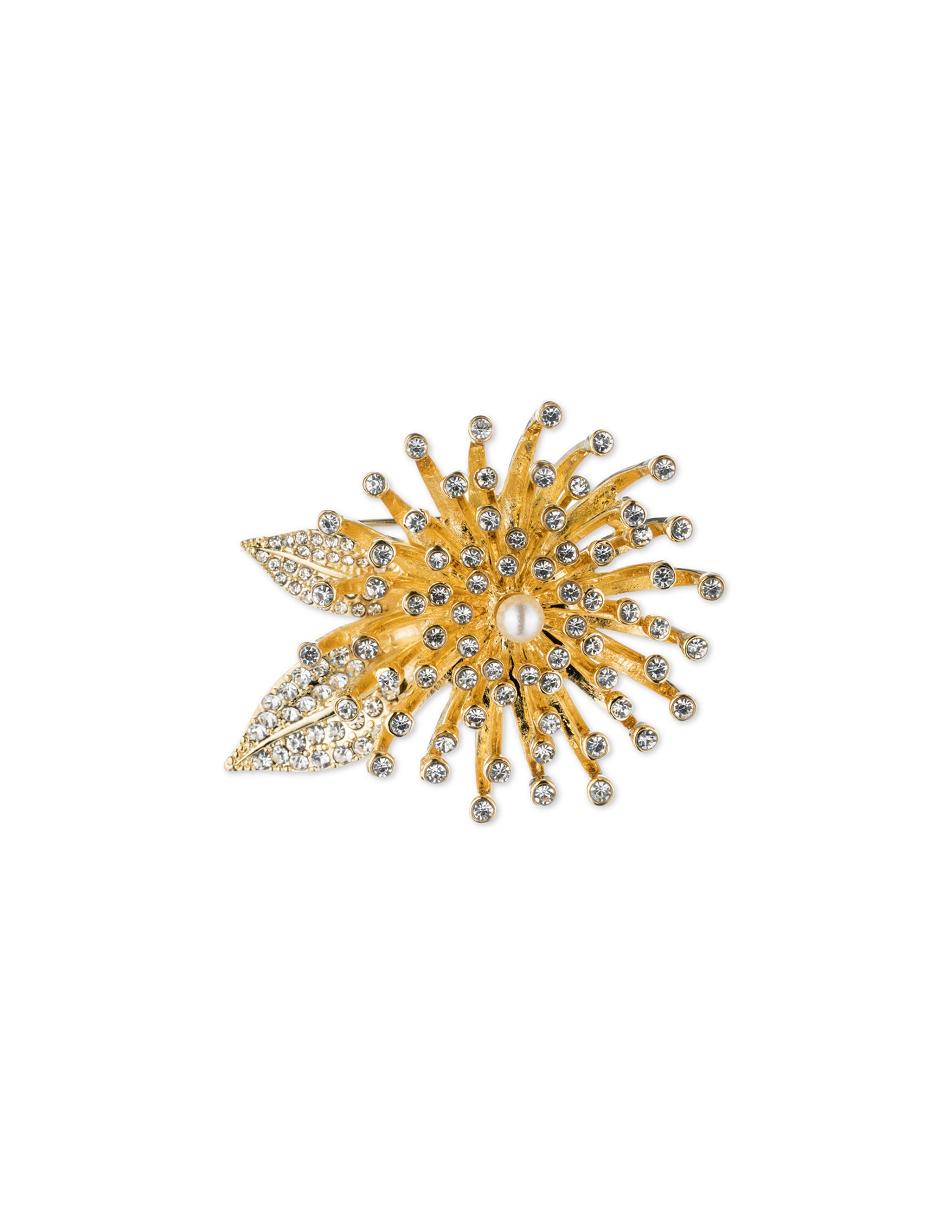 Broches Anne Klein Faux Pearl And Crystal Flower Brooch   | VKQ-2091939